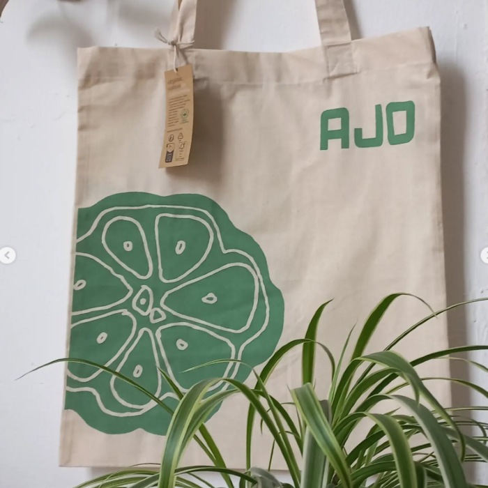 impresión bolsas de tela Ajo