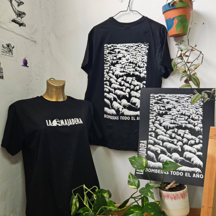 camiseta serigrafia bomberas